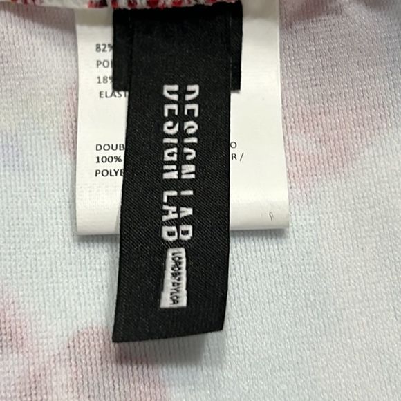 Design Lab Blue Red Floral Bikini Bottoms Sz XL NWOT - Picture 4 of 10